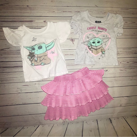 Star Wars Other - Star Wars Baby Yoda Skirt Set